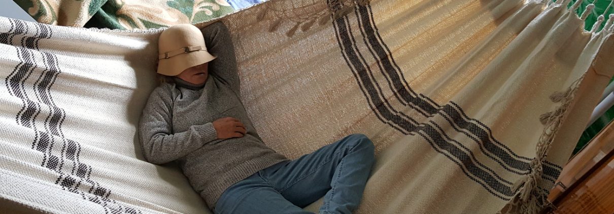 Hamaca Tintorero tonos tierra